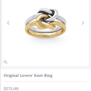 James Avery Original Lovers Knot Ring